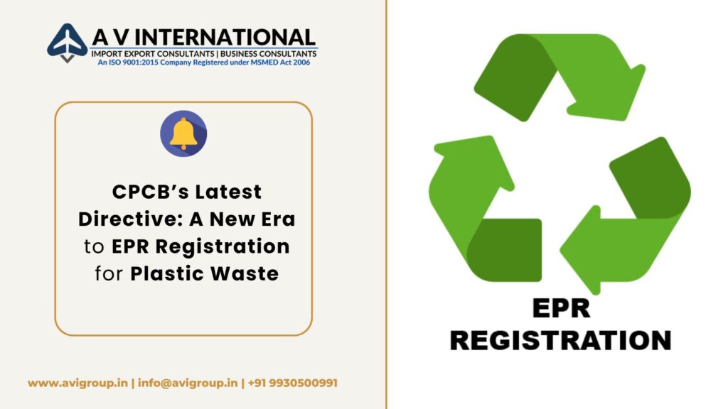 CPCB’s Latest Directive: A New Era to EPR Registration for Plastic Waste