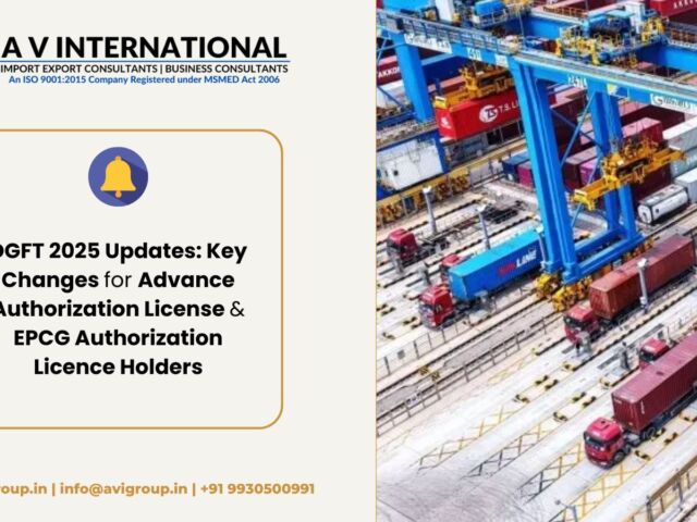 DGFT 2025 Updates: Key Changes for Advance Authorization License & EPCG Authorization Licence Holders
