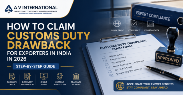 How to Claim Duty Drawback in India (2026 Guide)