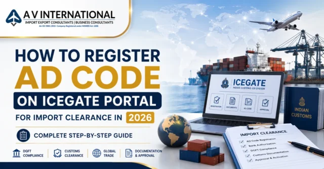 Step-by-step AD Code registration process on ICEGATE portal for import clearance in India