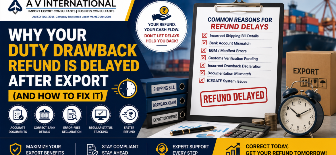 Why Your Duty Drawback Refund Is Delayed After Export (And How to Fix It)