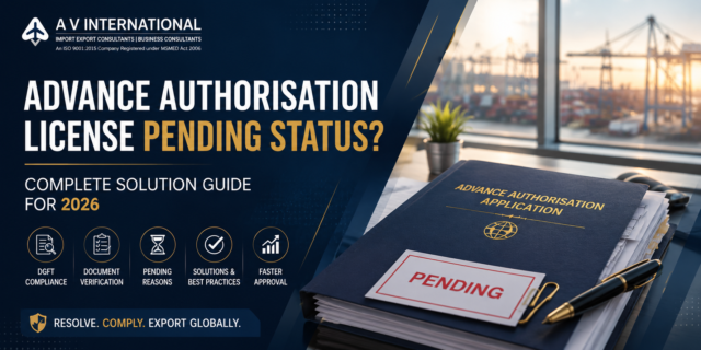 Advance Authorisation License Pending Status? Complete Solution Guide for 2026