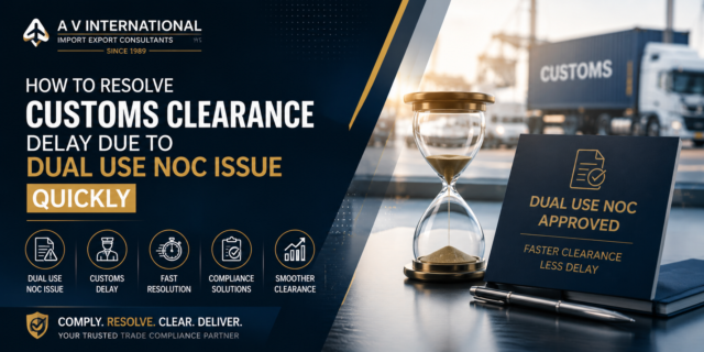 How to Resolve Customs Clearance Delay Due to Dual Use NOC Issue Quickly
