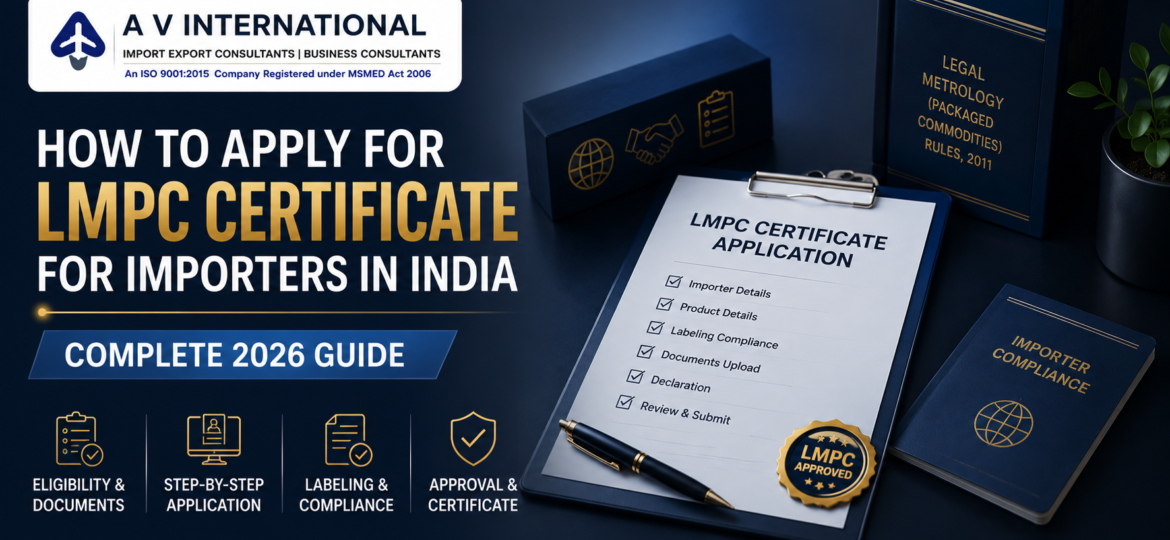 How to Apply for LMPC Certificate for Importers in India: Complete 2026 Guide