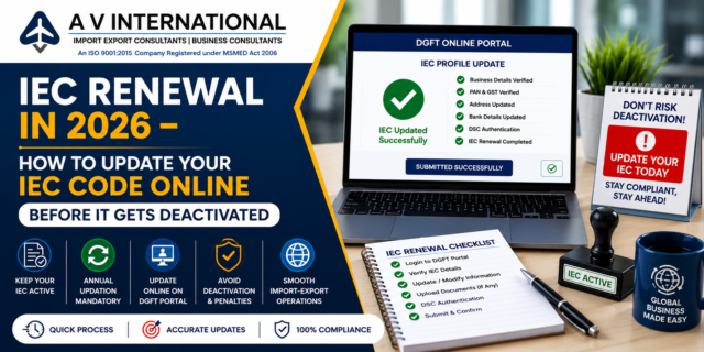 IEC Renewal in 2026 – How to Update Your IEC Code Online Before It Gets Deactivated