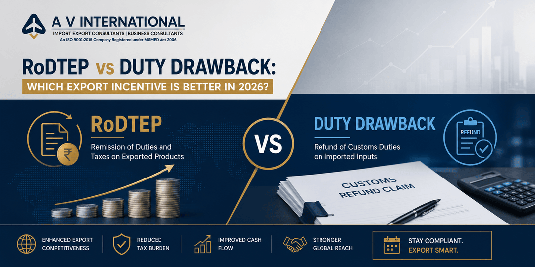 RoDTEP vs Duty Drawback: Which Export Incentive Is Better in 2026?