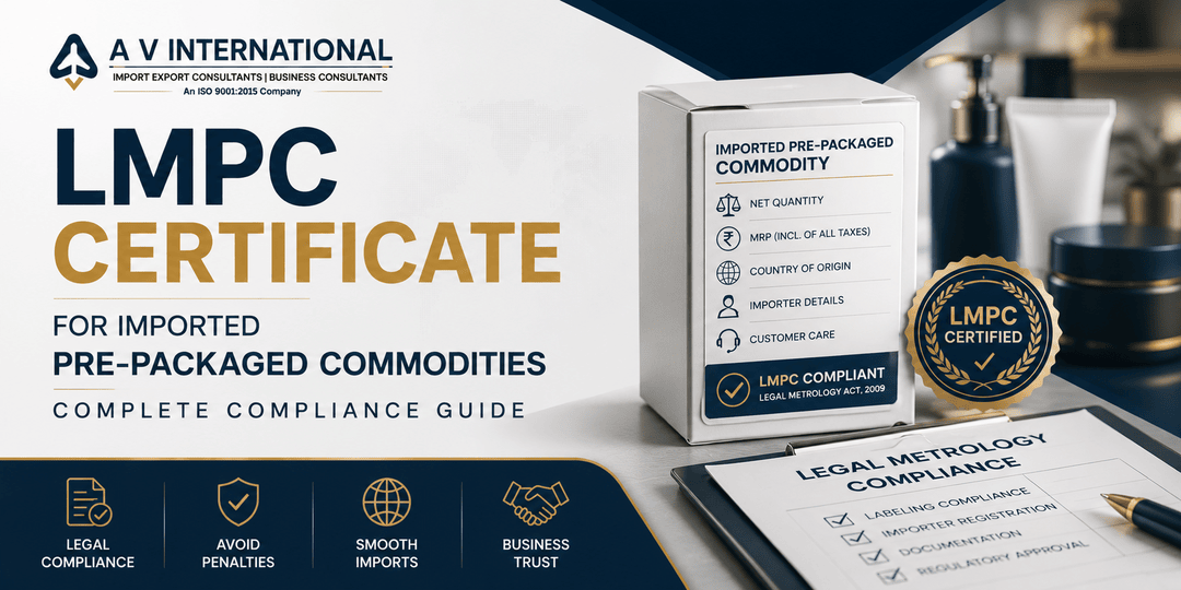 LMPC Certificate for Imported Pre-Packaged Commodities Compliance Guide for Importers in India