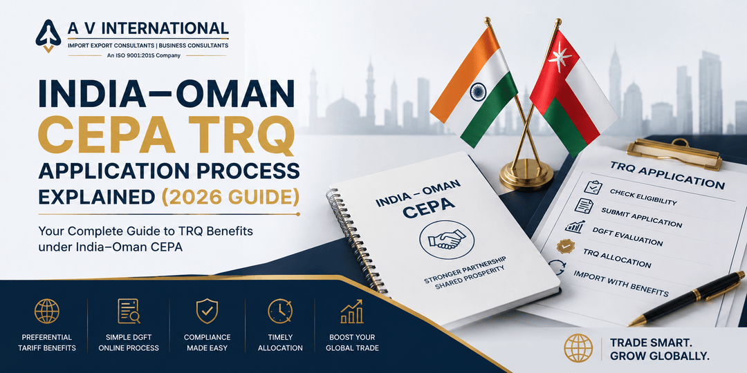 India Oman CEPA TRQ application process guide for DGFT compliance in 2026