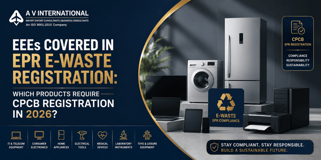 EEE products covered under CPCB E-Waste EPR registration in India 2026