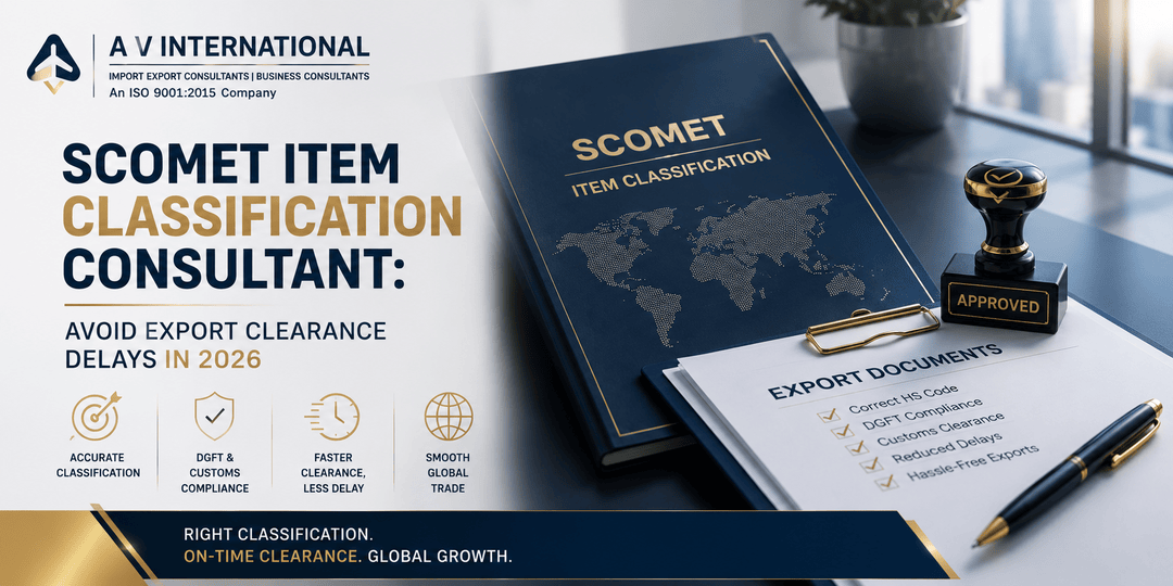 SCOMET item classification consultant for DGFT export compliance in 2026