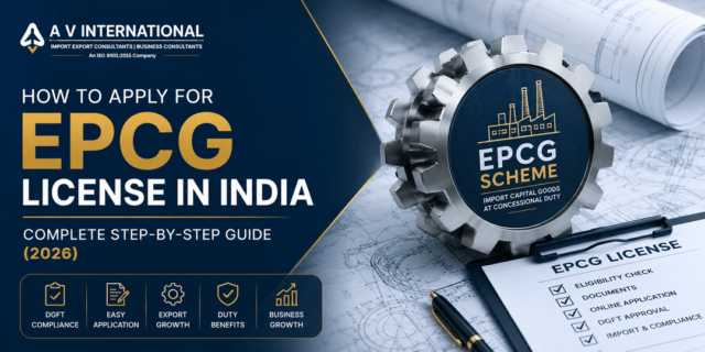 How to Apply for EPCG License in India – Complete Step-by-Step Guide for DGFT EPCG Application (2026)