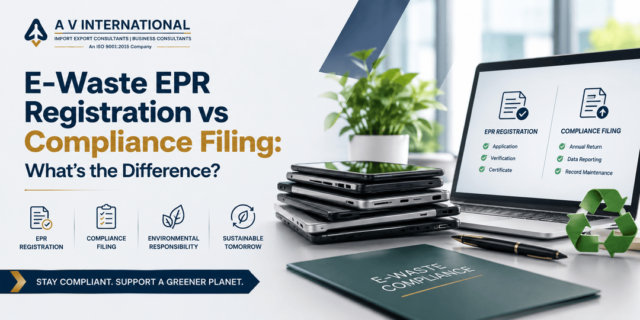 E-Waste EPR registration vs compliance filing checklist for businesses in India