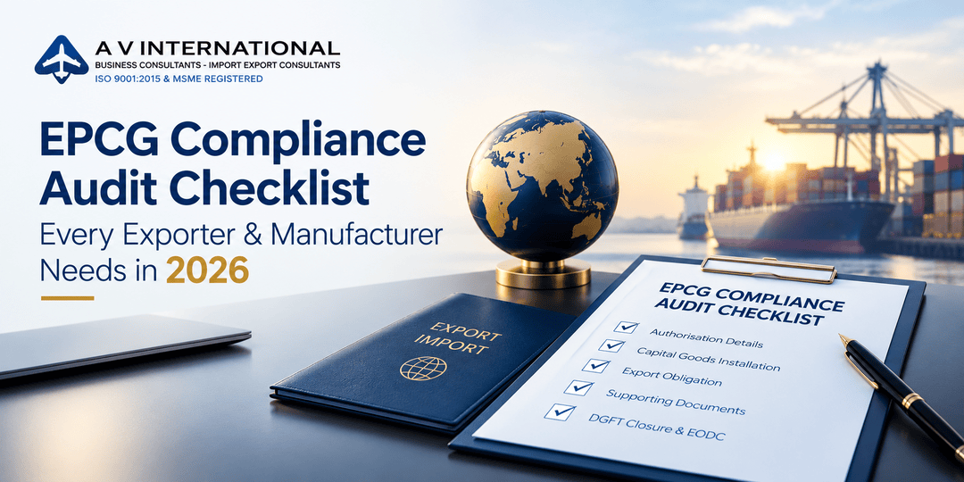EPCG compliance audit checklist 2026 for Indian exporters and manufacturers