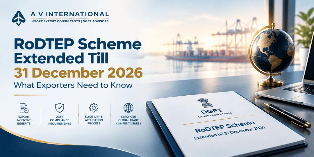 RODTEP SCHEME EXTENDED VALID TILL 31 DECEMBER 2026 Existing Rates and Value Caps Continue