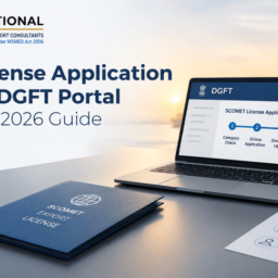 SCOMET license application process on DGFT portal in India for exporters in 2026